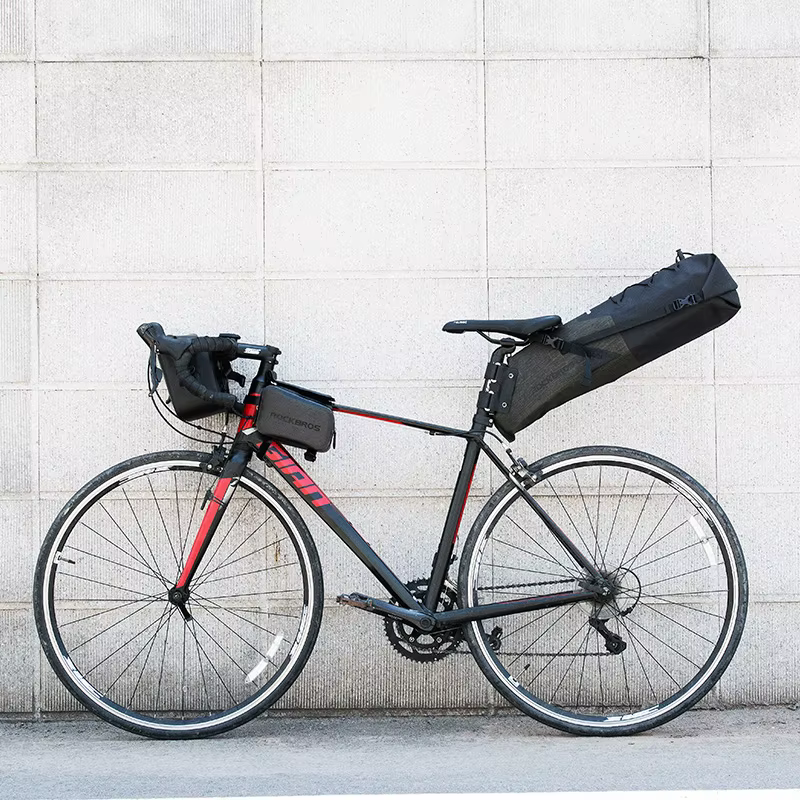 ROCKBROS – sac de vélo réfléchissant imperméable 8 10 14 L, sacoche de selle de grande capacité, sac