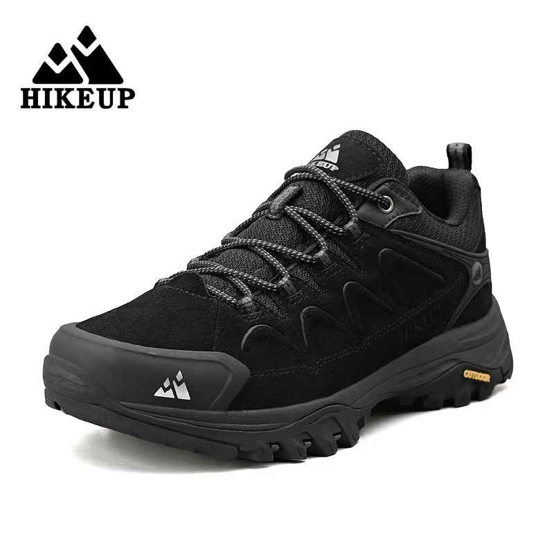 HIKEUP – chaussures de randonnée en cuir pour hommes, baskets de randonnée en plein air, de tourisme