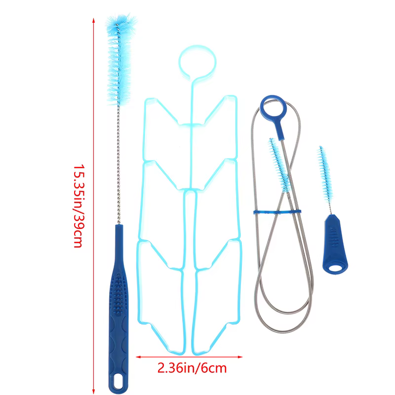 Kit de nettoyage de sac d'eau 4 en 1, outil de nettoyage de brosse, nettoyeur de brosse de sac d'eau