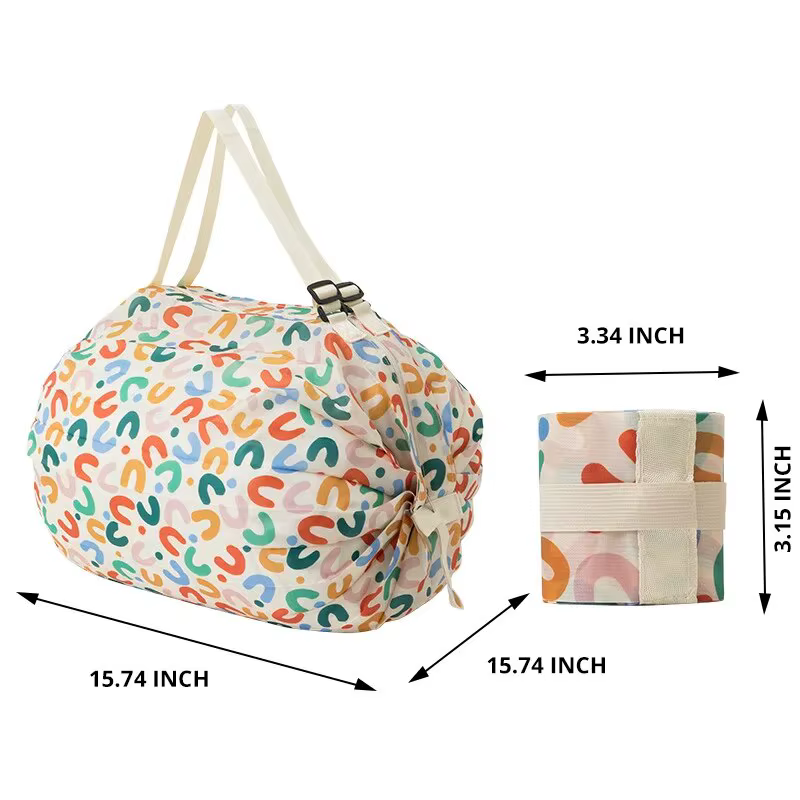 Sac de courses pliable, sac de rangement Portable étanche et écologique, sac à main de grande capaci