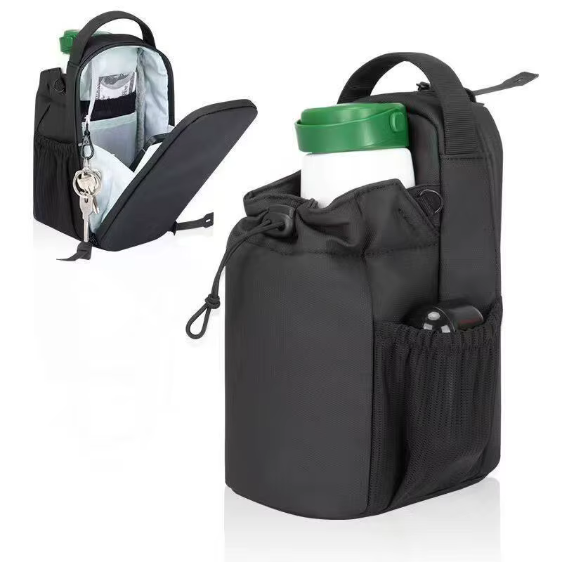 Sac de sport magnétique grande capacité avec poche pour téléphone, pochette portable pour bouteille 
