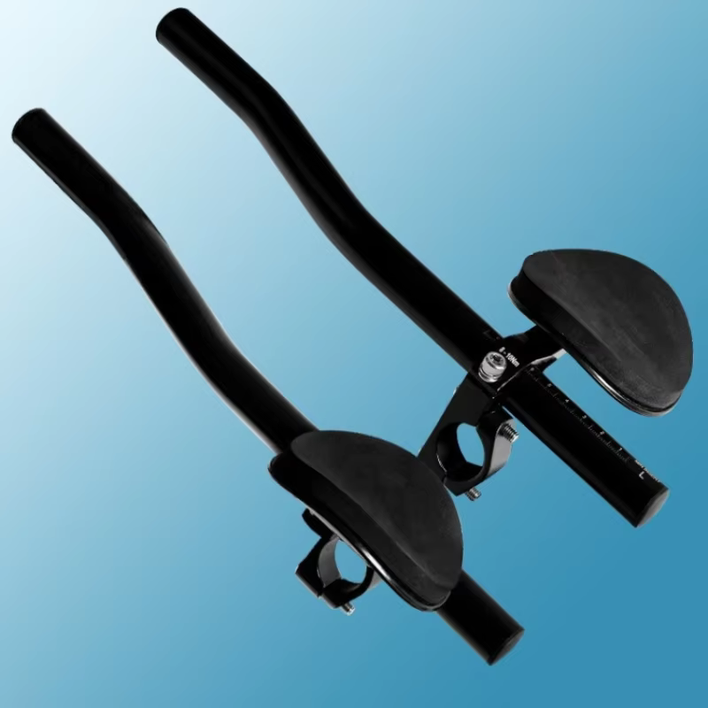 Extension de guidon de vélo en aluminium pour triathlon, aérobars, tri-bars, poignées de repos pour
