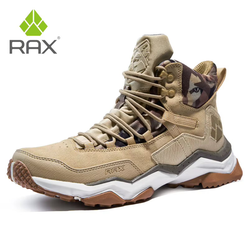 RAX2025 automne/hiver chaussures de randonnée et d'alpinisme imperméables, chaudes et antidérapantes
