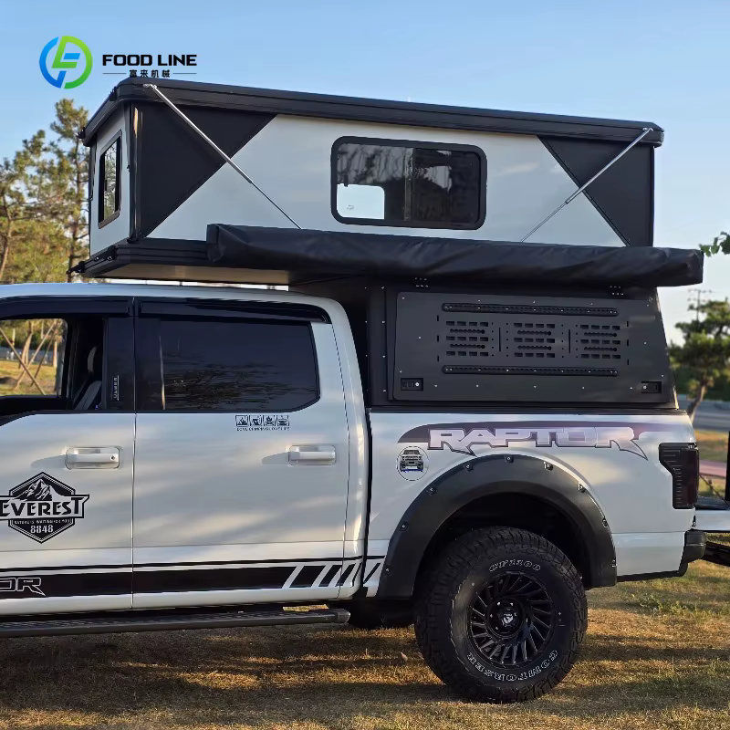 Tente de toit rigide pliable pour pick-up 4x4 tout-terrain, imperméable, en aluminium, personnalisab