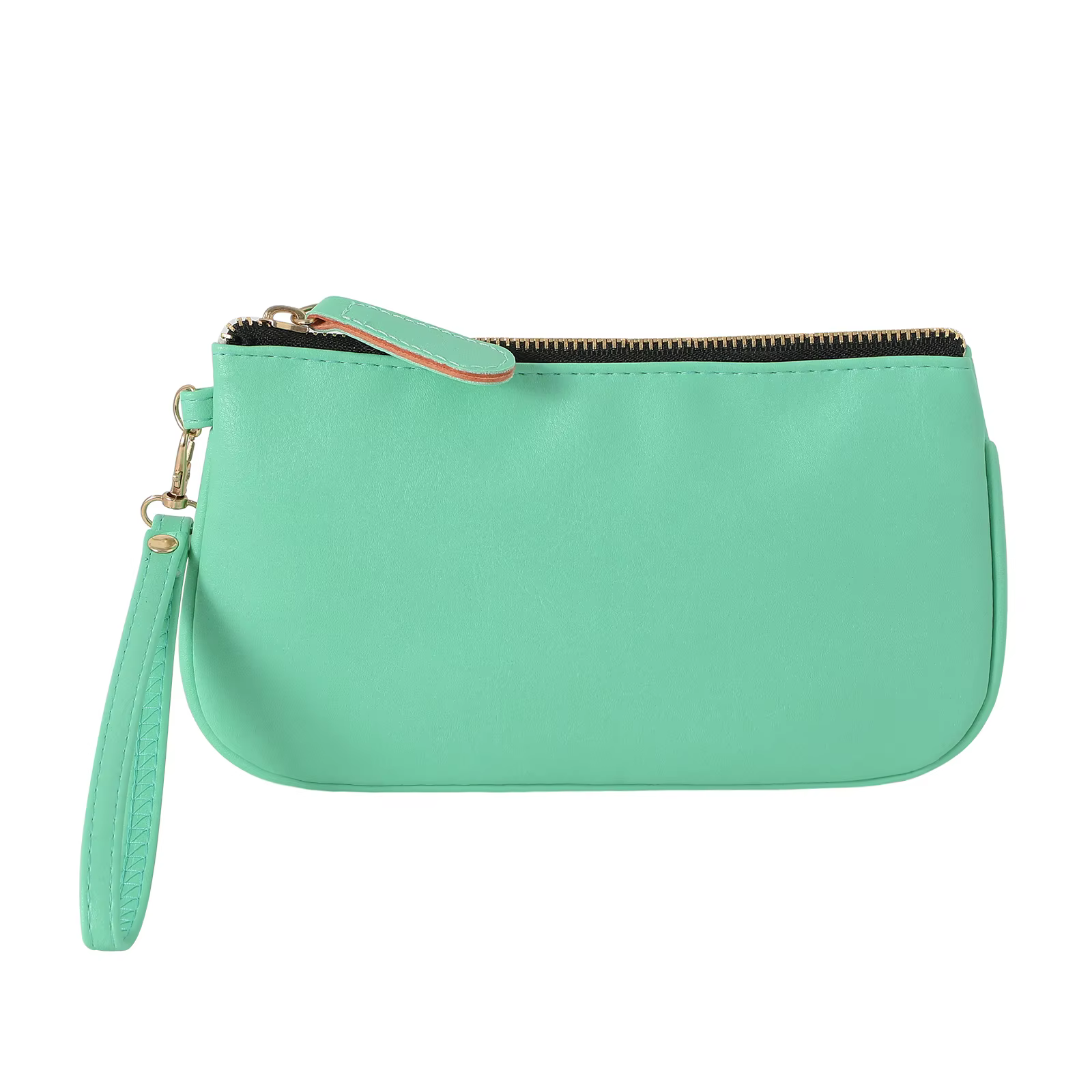 Pochette en cuir végétalien pour femmes, pochette classique, petit sac à main minimaliste multicolor