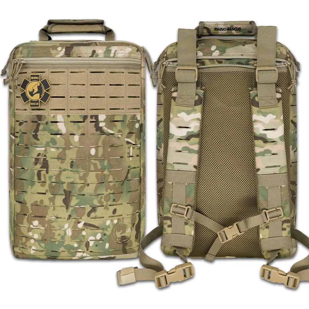 Sac à dos de premiers secours Rhino Rescue 20L 1000D, sac à dos tactique en Nylon, Kit de premiers s