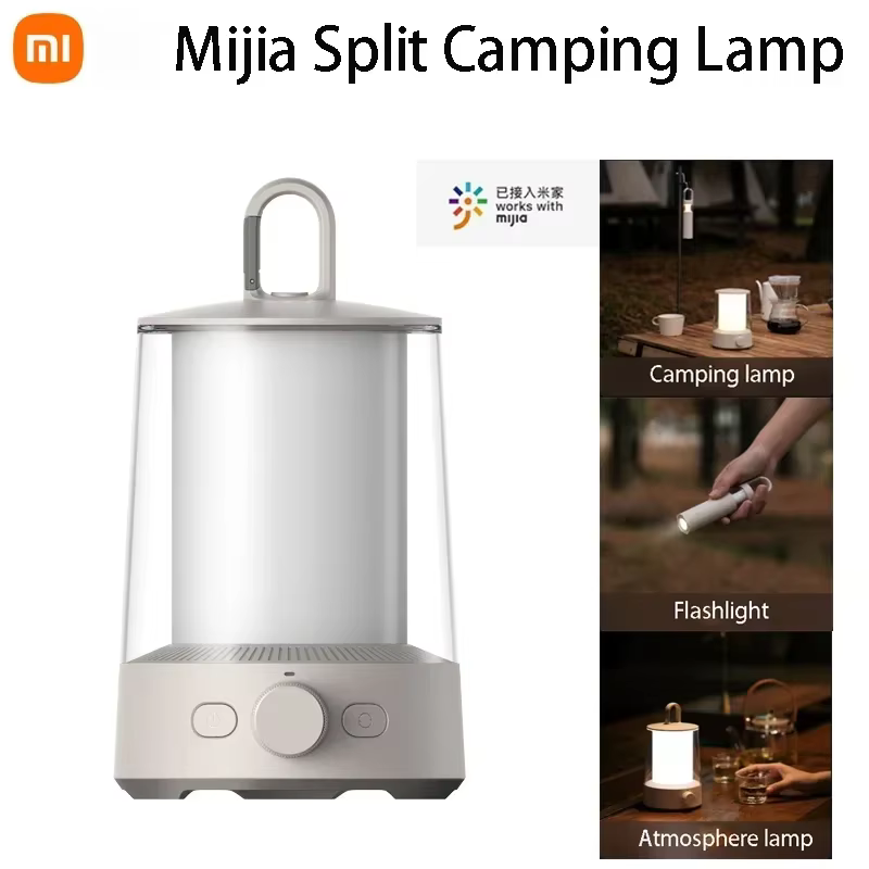Xiaomi Mijia lampe de Camping fendue contrôle Bluetooth IP54 étanche 3 in1 lampe de Camping en plein