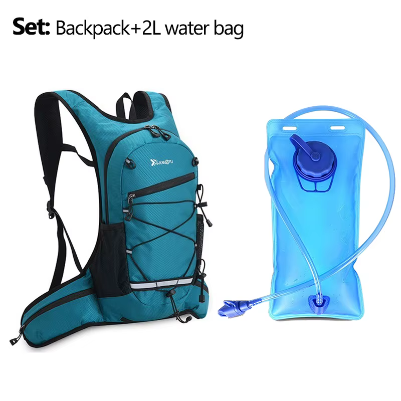 Ensemble de sac à dos d'hydratation pour vélo, sac à eau pour sports de montagne, sac à dos pour vél