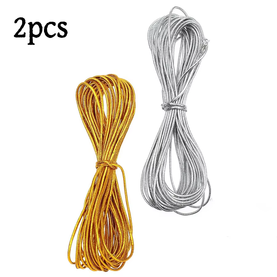 2 pièces, accessoire pour cheveux tressés, décoration pour coiffure tressée de 5 m, cordon élastique