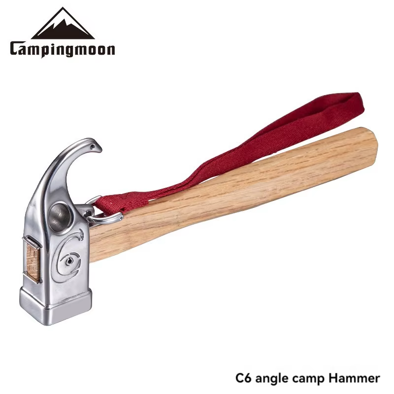 CAMPINGMOON C6 Camping marteau extérieur acier inoxydable Angle Viper Camping marteau marteau sol cl