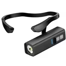 Lampe frontale rechargeable étanche à clip d'oreille, LED ultra-lumineuse pour la pêche, la randonné