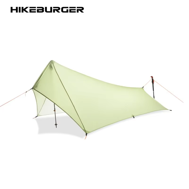 HIKEBURGER Xunshan 1P bâche tente Camping en plein air Mini abri configuration rapide ultraléger sac