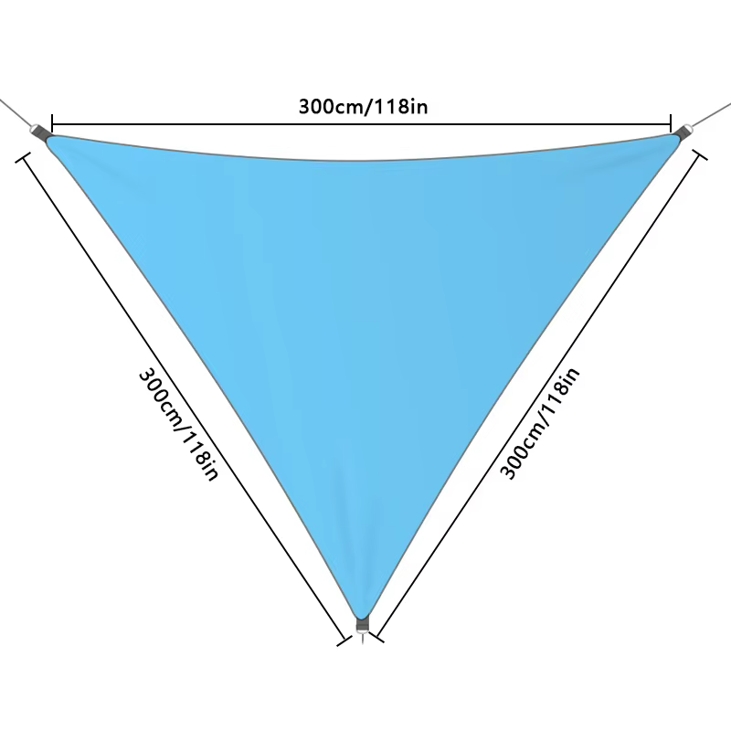 Bâche de camping étanche, tente triangulaire, voile d'ombrage solaire, auvent touristique extérieur,