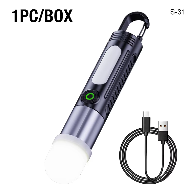 Lampe torche puissante pour l'extérieur, éclairage multifonctionnel, lumière d'ambiance pour le camp