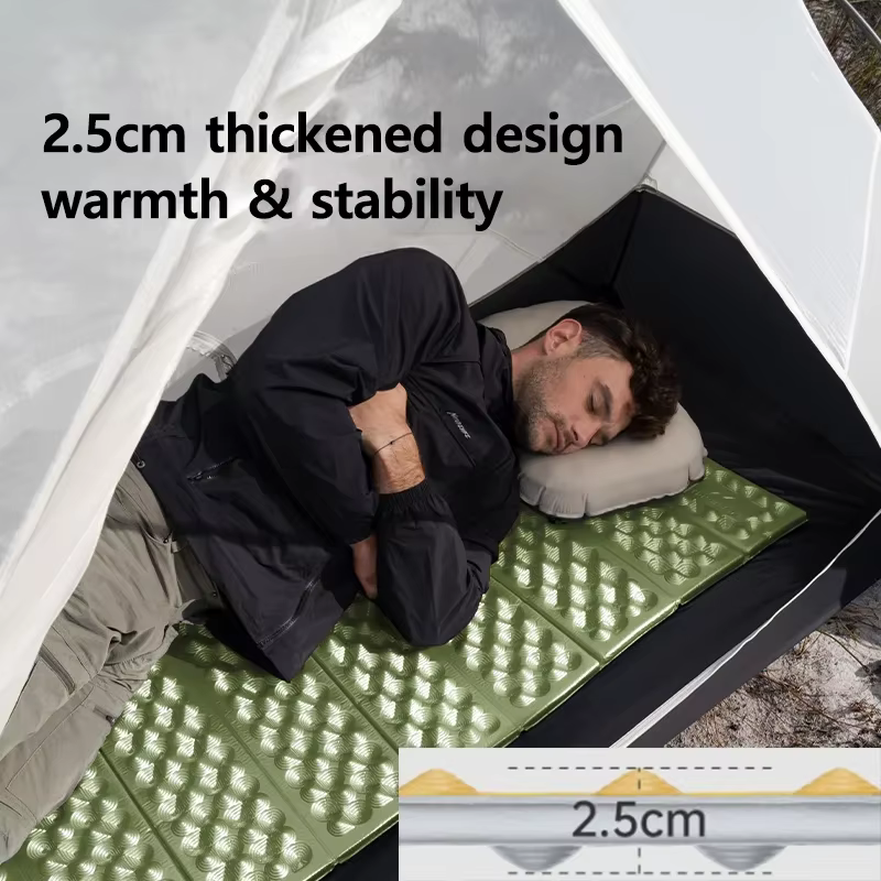 Naturehike Troues R 3.0 léger Portable pliant carré nid d'oeuf tapis extérieur 2.5 cm épaissi Campin