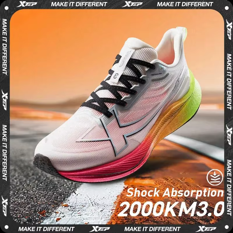 Xtep 2000km 3.0 chaussures de course pour hommes 2025 printemps baskets amorti entraînement Jogging 
