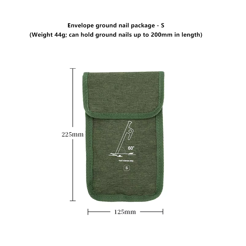 Sac à ongles en plein air, Kit de Camping, sac de rangement multifonctionnel pour ongles, tissu Oxfo