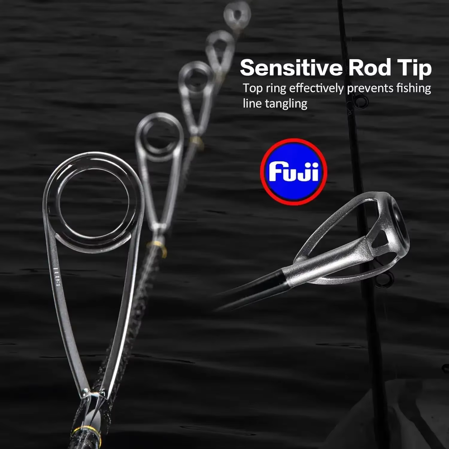 Canne à pêche Goture Pollux Slow Jigging 1,83 m, anneaux Fuji Japon, carbone 30T de qualité, canne d