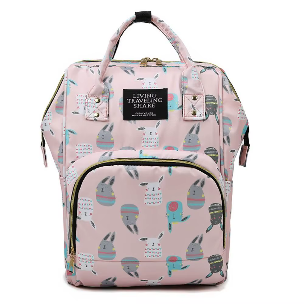 Sac à couches imperméable pour bébé, sac de rangement avec poches à langer, sac fourre-tout multifon