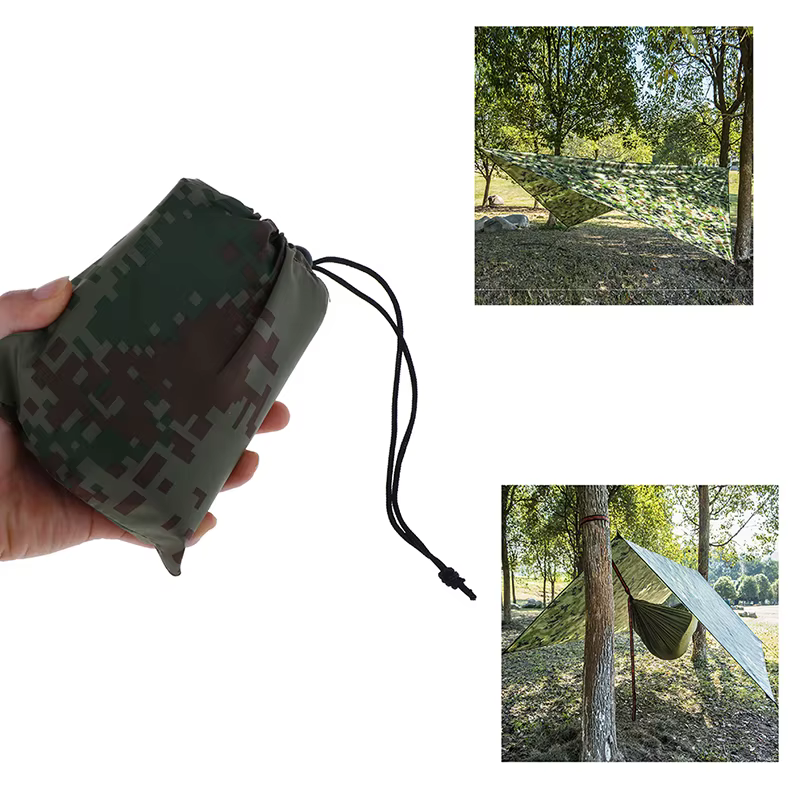 Bâche extérieure imperméable Camping abri solaire tente de plage auvent abri de pluie Portable pour
