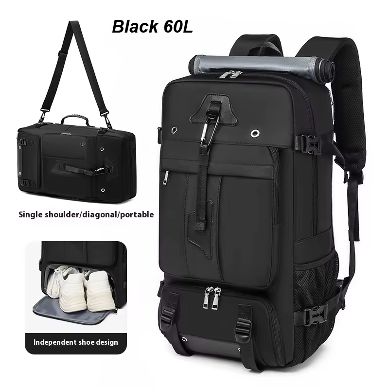 Sac à dos de voyage extérieur grande capacité 60L 80L, multifonctionnel, imperméable, pour la randon