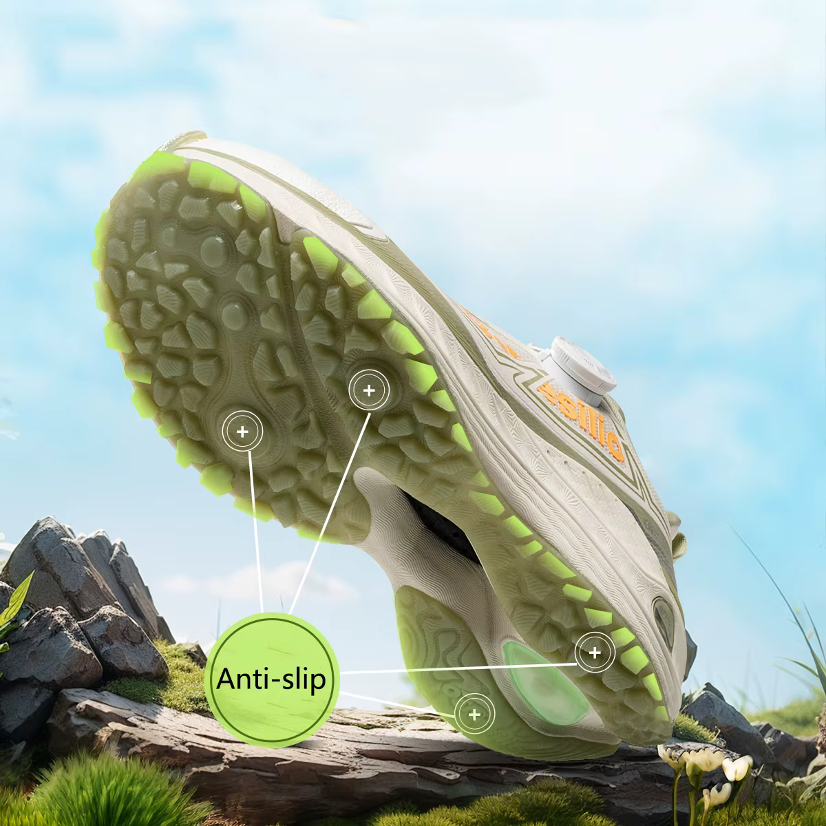 ONEMIX baskets de course en plein air hommes chaussures de sentier élastiques léger respirant femmes