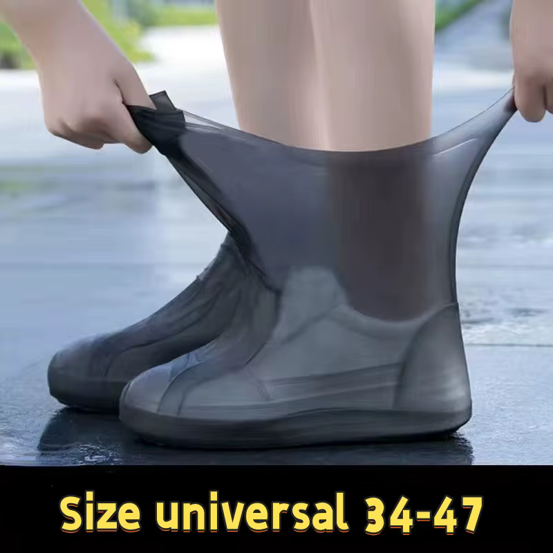 Couvre-chaussures imperméable 1 paire de couvre-bottes de pluie en caoutchouc extérieur couvre-chaus