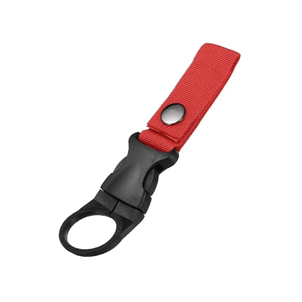 Mousquetons à boucle pour sac à dos en sangle, fixation rapide, support de bouteille d'eau, Camping 