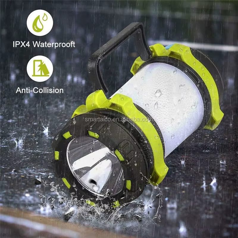 Lanterne de Camping Rechargeable, capacité 3000, batterie externe, lampe de poche Led étanche, lampe