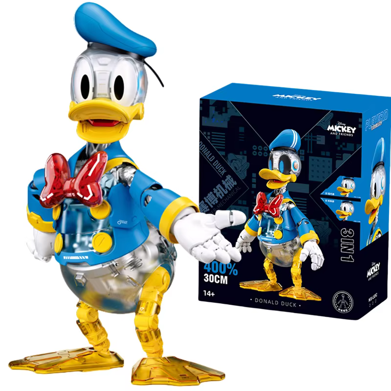 NOUVEAU Sluban Pleyerid Mickey Donald Duck Figurine d'action Anime Modèle Statue Jouets à assembler