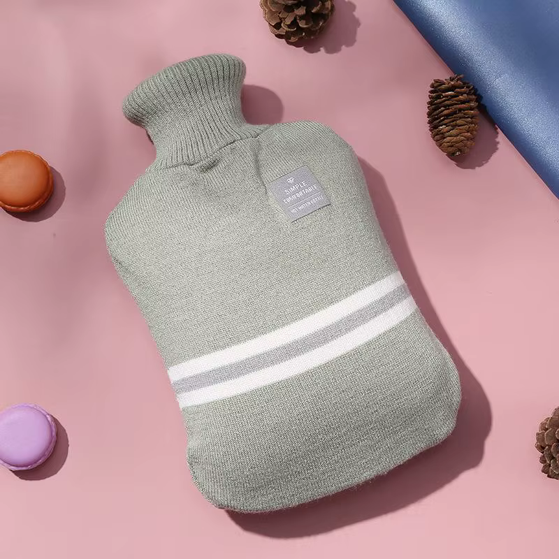 Sac de bouteilles d'eau chaude de 1000Ml, sac d'eau chaude pour femmes, ventre chaud, mains et pieds