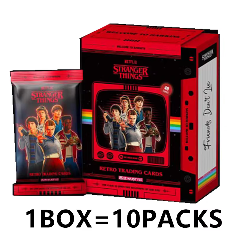 WUSTYLE Stranger Things Saisons 1-5 Série Rétro Will Byers Eleven Joyce Byers Carte de Collection de