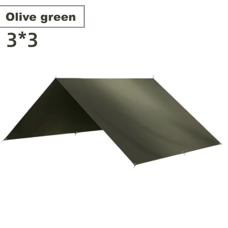 Tente en bâche imperméable ultra-légère et portable, grande tente de camping, abri solaire, parasol 