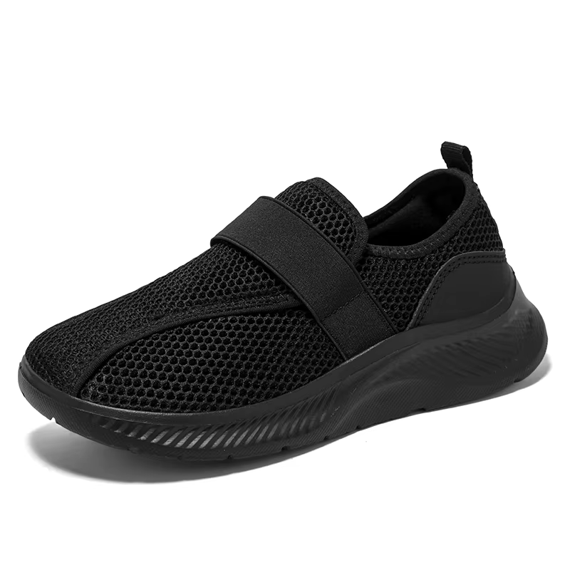 Chaussures confortables à bout large pour personnes âgées, baskets de marche, chaussures diabétiques