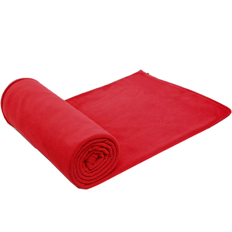 Sac de couchage en polaire pour adultes, Type enveloppe, Portable, toutes saisons, pour voyage, Camp