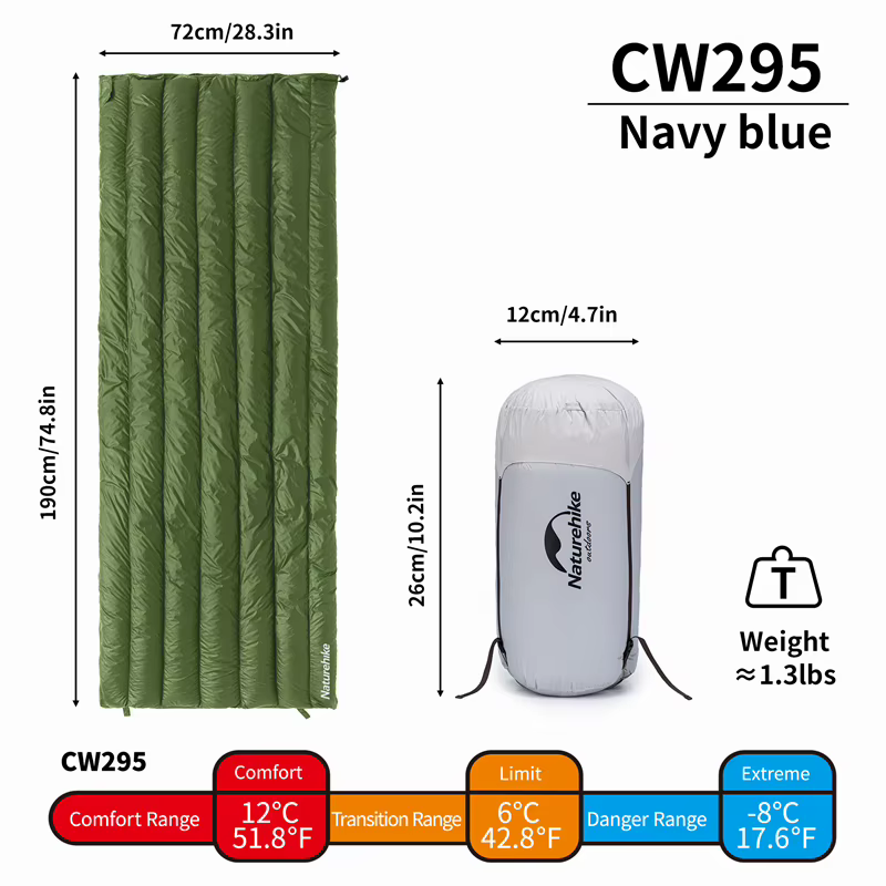 Naturerandonnée canard vers le bas sac de couchage ultraléger imperméable quatre saisons enveloppe s