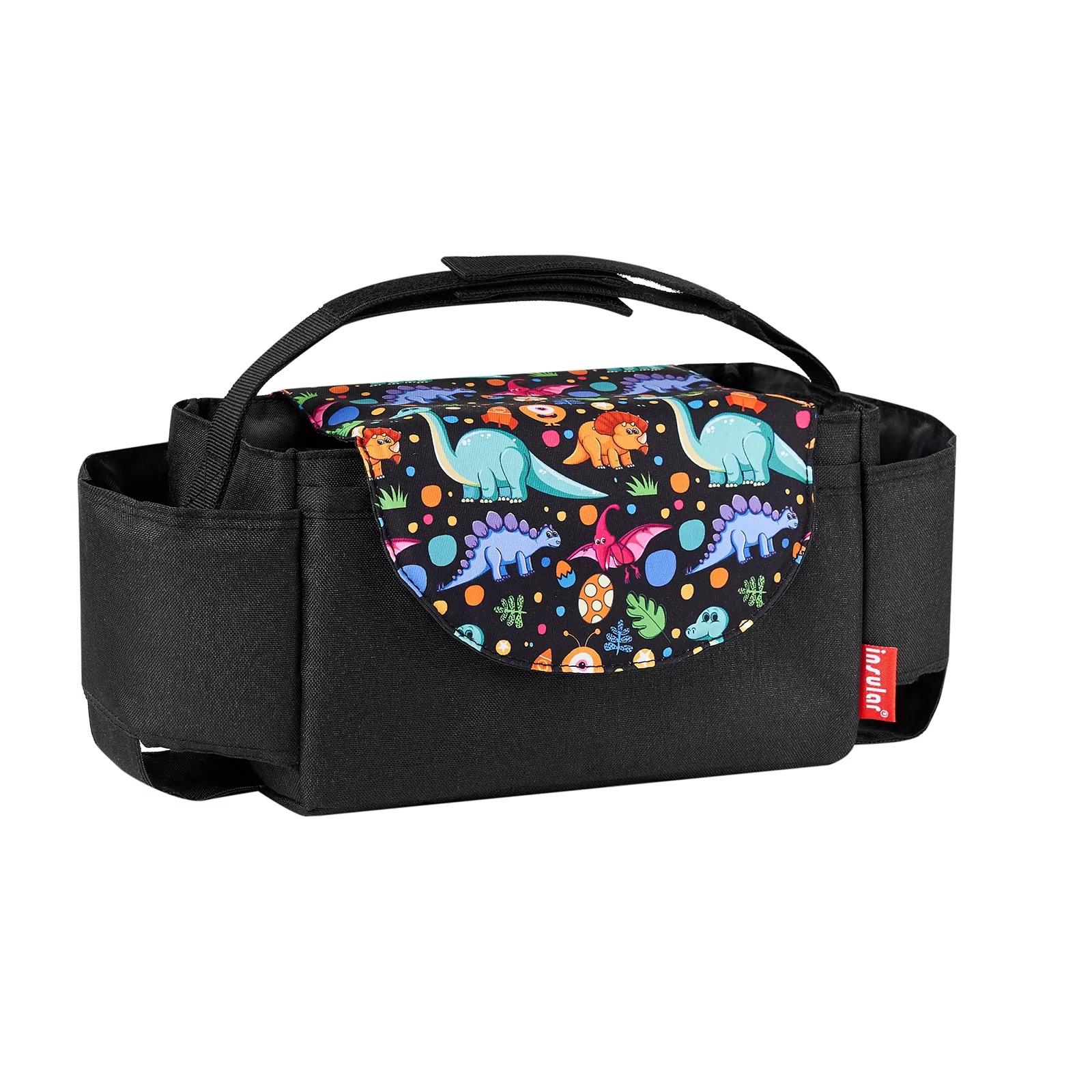 Sac à couches Insular pour bébé, sac isotherme portable pour biberon, sac de rangement de grande cap