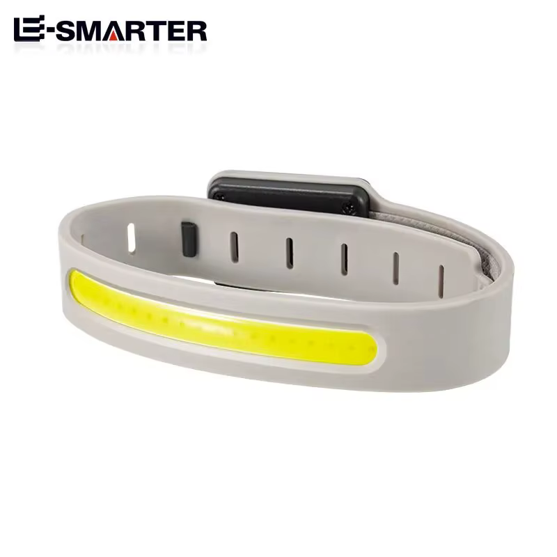 Mini lampe de poignet COB portable à LED, lanterne aste en iode, lampe de sécurité, course de nuit,
