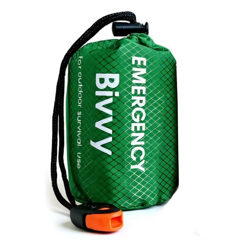 Sac de couchage d'urgence pour premiers secours en plein air, couverture thermique chaude de survie