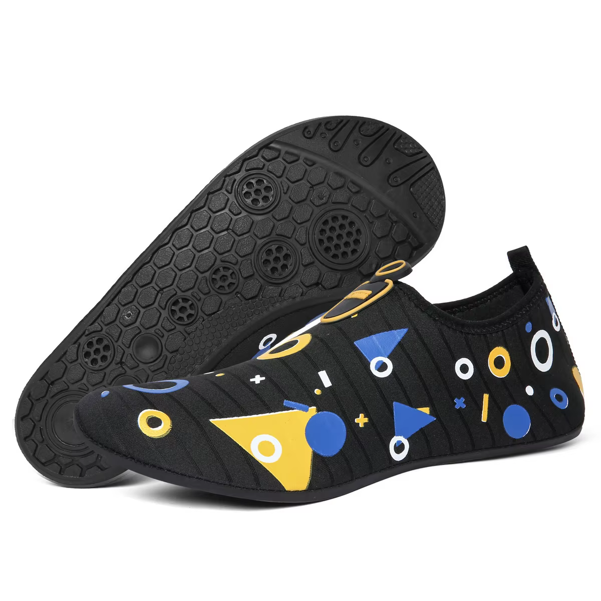 Chaussures d'eau à séchage rapide, semelle en caoutchouc, chaussures de plongée unisexes, chaussette