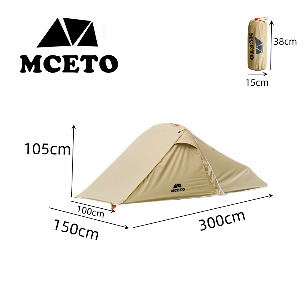 Tente de dos ultralégère pour 2 personnes, version mise à jour, nouveau style Xingshan2, tente swag 