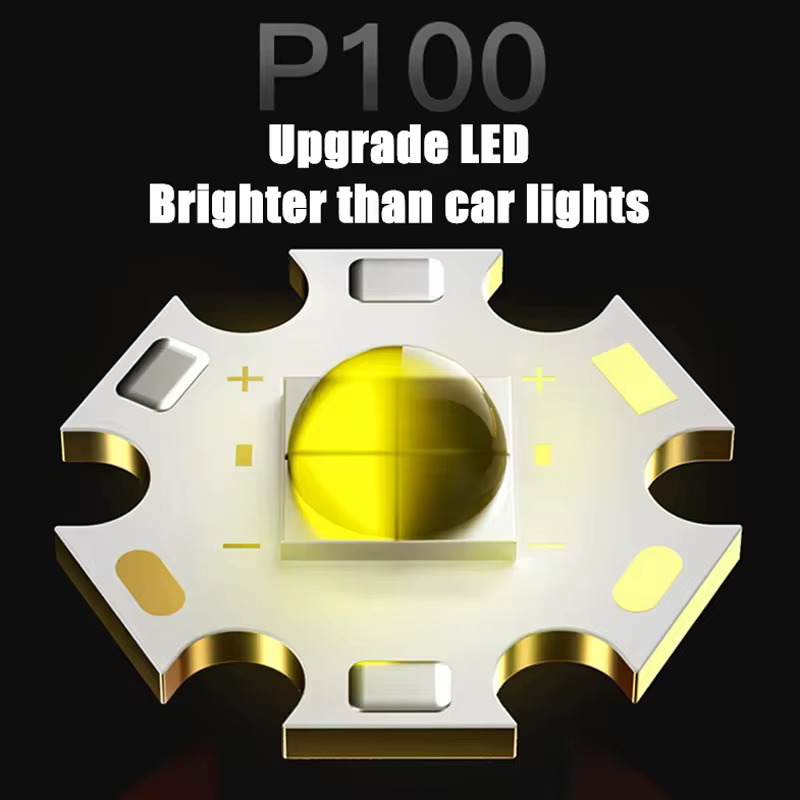 Puissant XHP100 Led phare Zoomable USB Rechargeable haute puissance phare étanche sortie 18650 Super