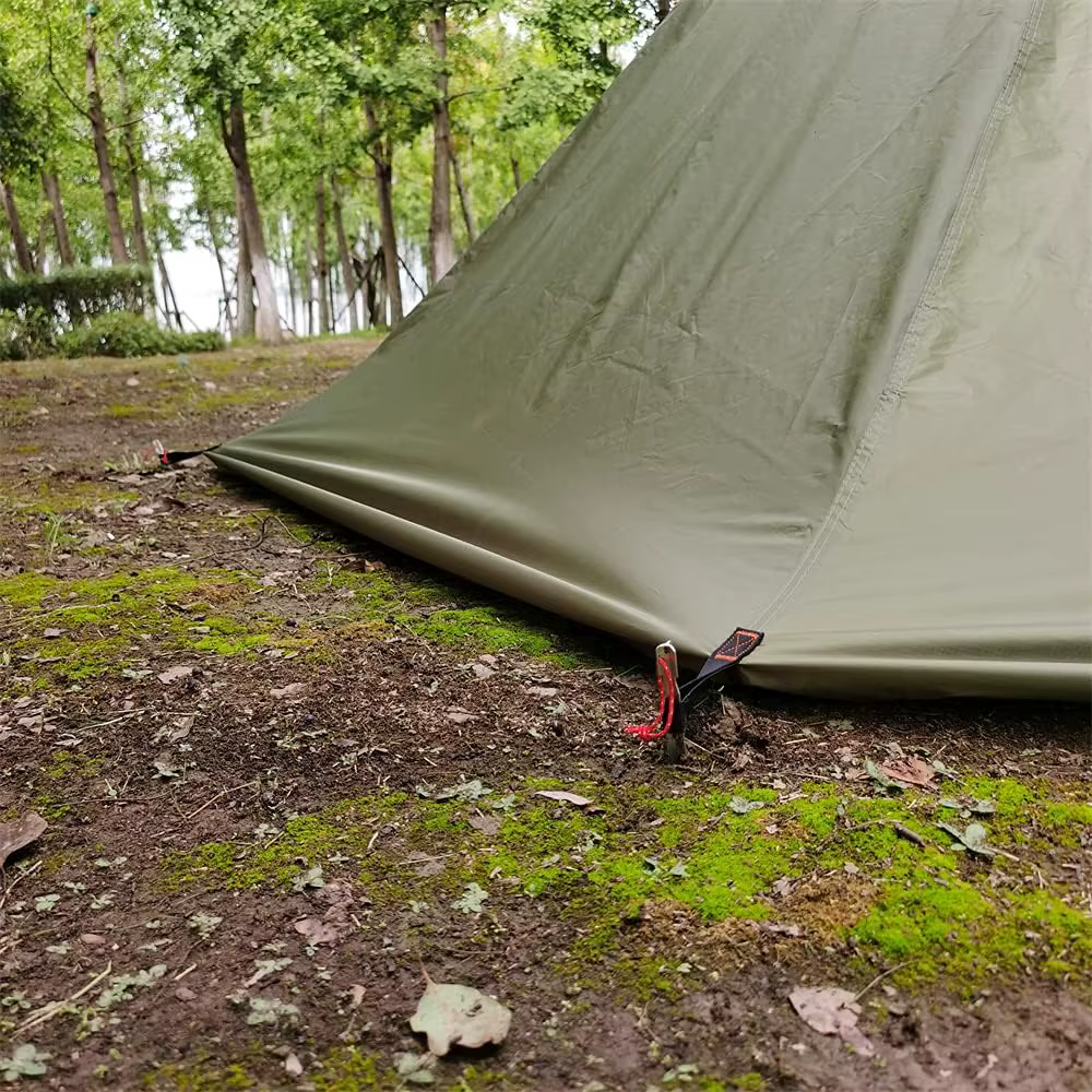 MCETO TX400Ultra tente de poêle, tente chaude Tipi réglable en hauteur équipement de voyage de chass