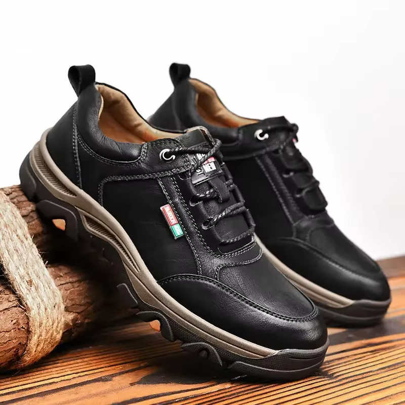 Chaussures de randonnée en cuir de haute qualité pour hommes, chaussures de sport antidérapantes, mo