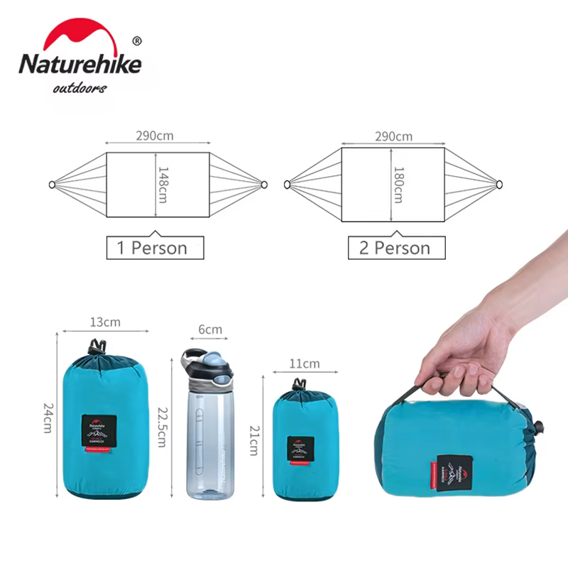 Naturehike – hamac balançoire ultraléger et pliable pour adultes, pour 1 à 2 personnes, balançoire P
