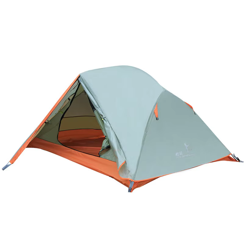 Tente à poteau en aluminium pour une personne, Double couche, haute qualité, coupe-vent, imperméable