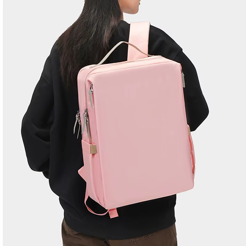 Nouveau sac à dos de voyage pour femmes Airbag résistant aux chocs 15 pouces pochette d'ordinateur h