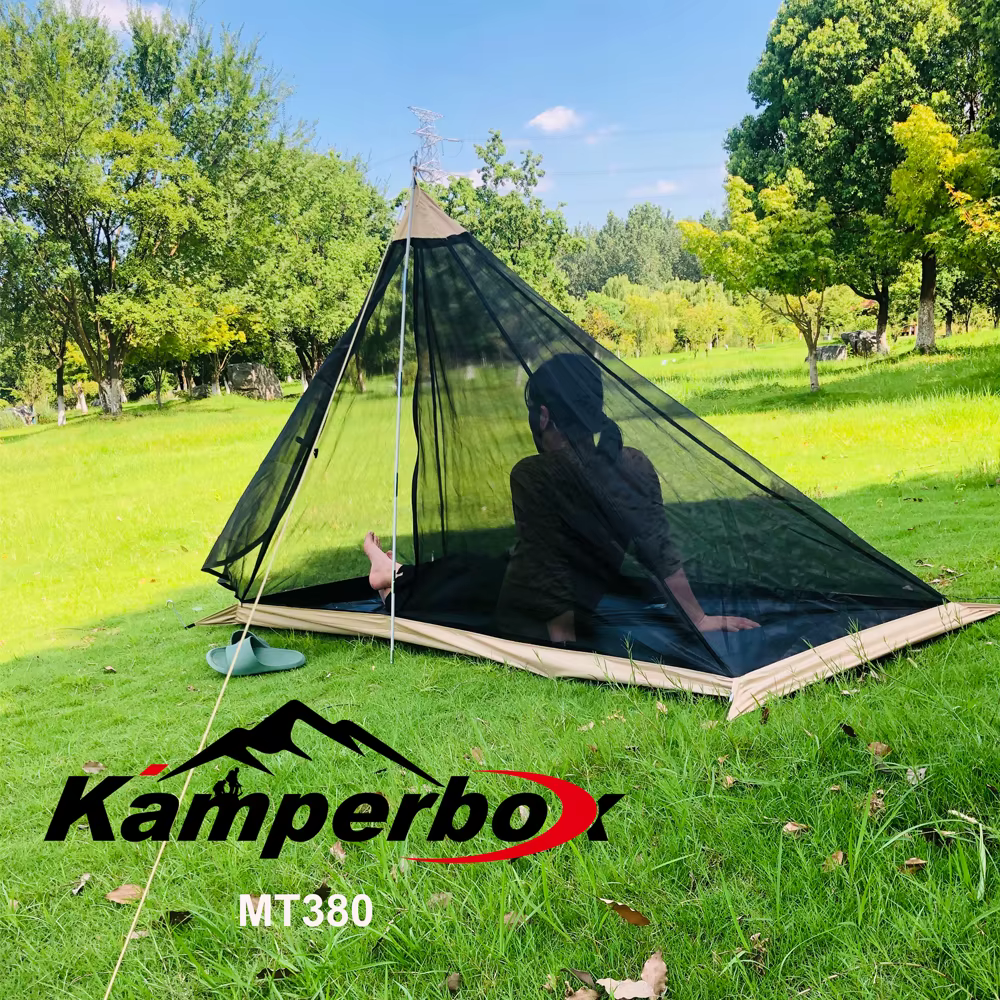 Kamperbox-Tente de camping ultralégère, sans mât, pour l'extérieur, MT380