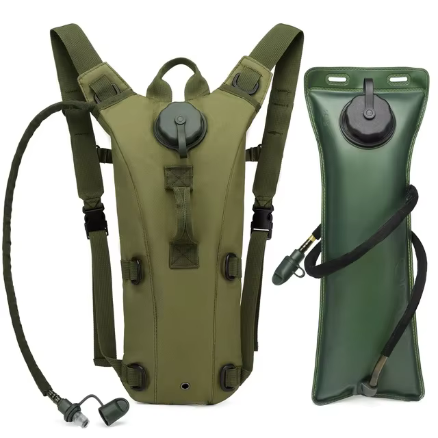 DulHydratation-Sac à dos étanche avec vessie de 3L, pour sports de plein air, course à pied, cyclism