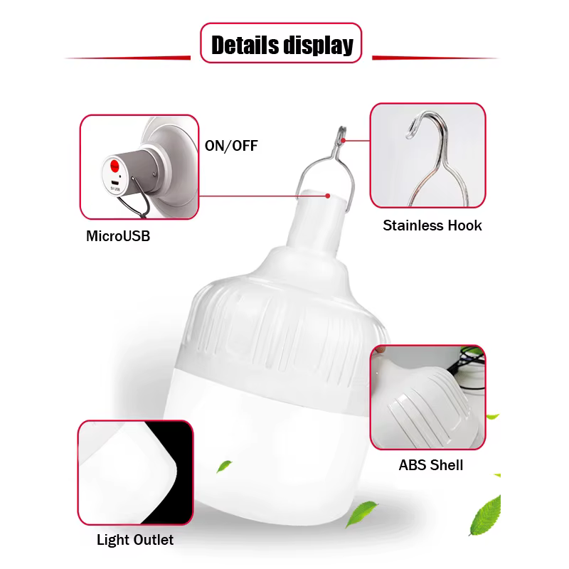Lampe LED de Camping en plein air, économie d'énergie, panne de courant domestique, éclairage de sec